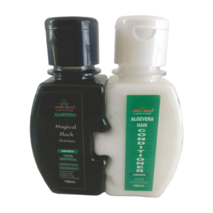 Aloevera Magical Black Shampoo & Aloevera Conditioner Combo