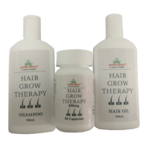 Hair Grow Therapy Combo Shampoo, Oil, Capsules