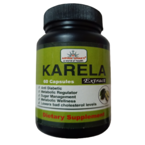 AryanShakti Karela Extract Capsules 500 mg - 60 caps