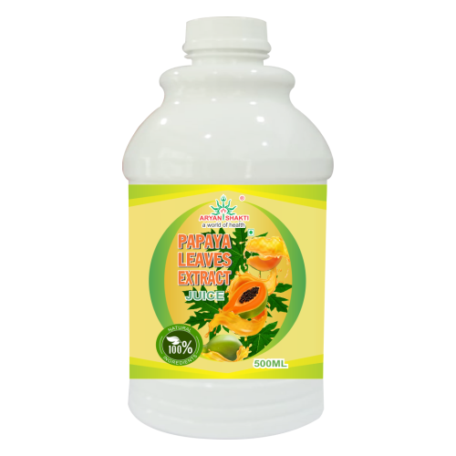 ARYAN SHAKTI PAPAYA LEAVES EXTRACT JUICE 500 ML